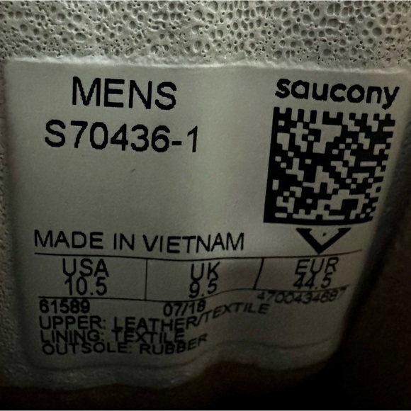 Men’s Saucony Jazz Sneakers Size 10 - Picture 6 of 6